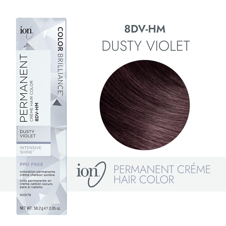 Ion Color Brilliance Permanent Creme Hair Color 8DV-HM Dusty Violet Styling