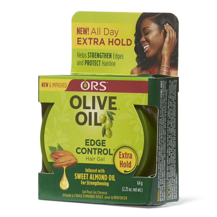 ORGANIC ROOT Stimulator Olive Oil Edge Control Hair Gel, 2.25 Ounce :  : Beauty & Personal Care
