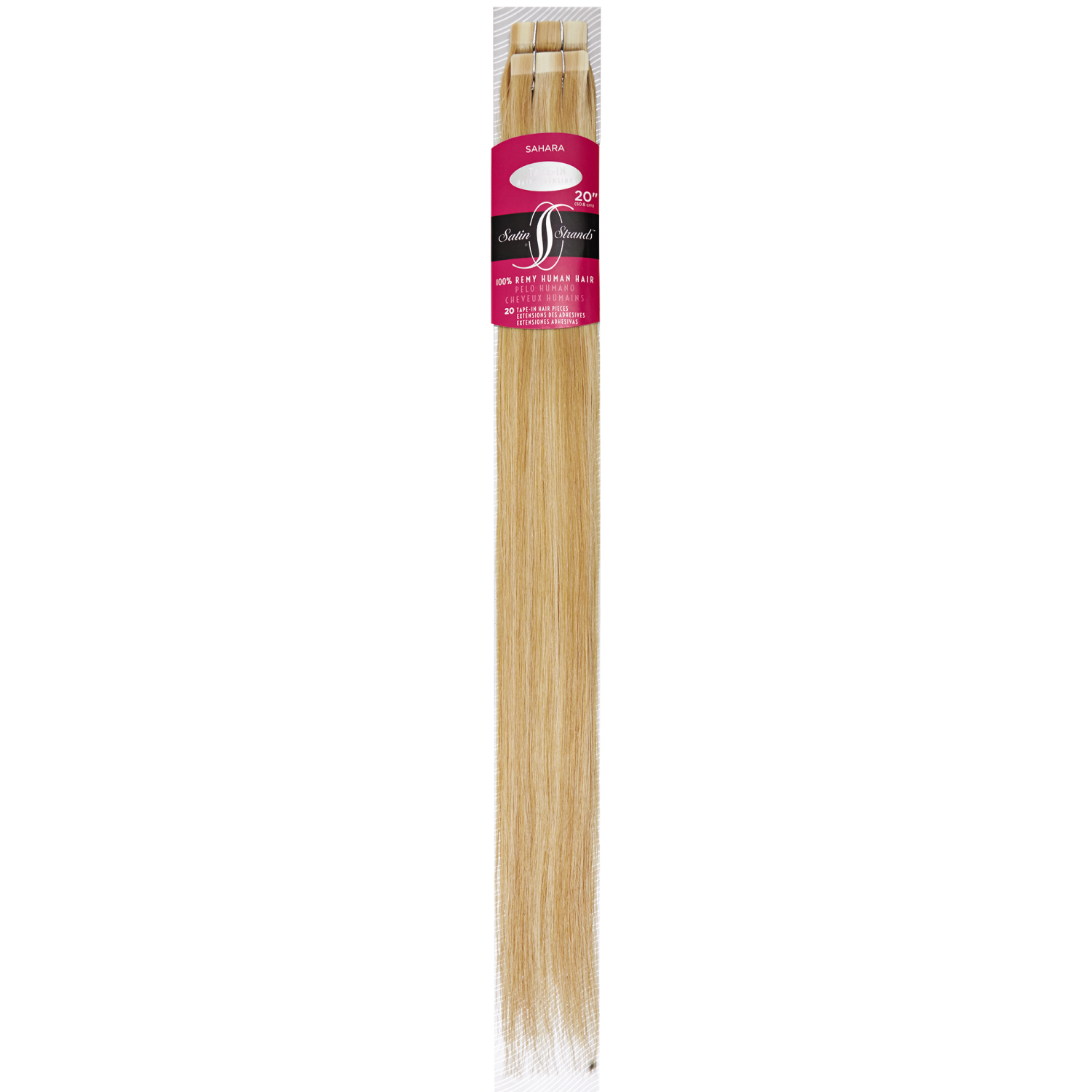 Satin Strands Tape In 20 Inch Human Hair Extensions, Weft Hair Extensions