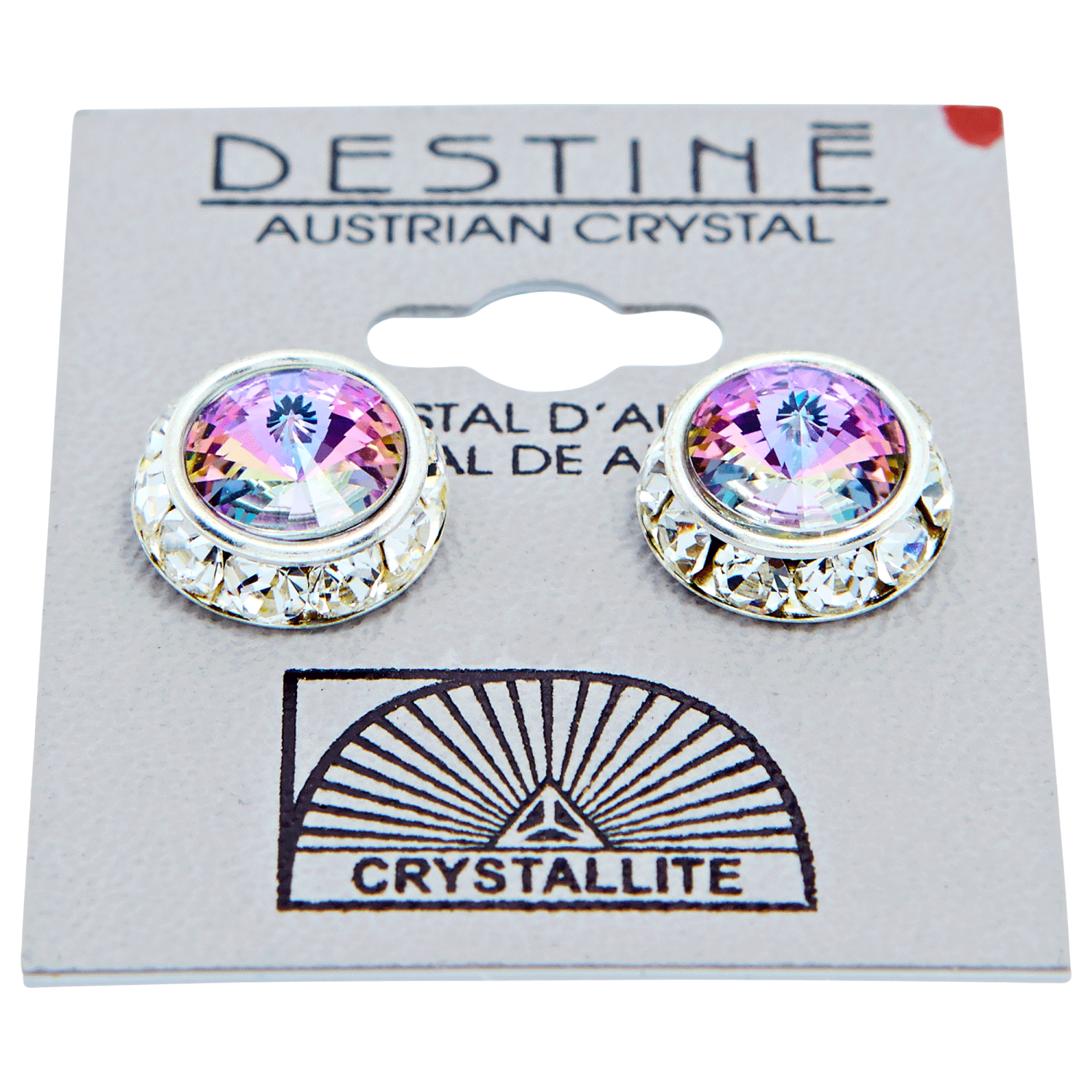 Destine crystallite store earrings